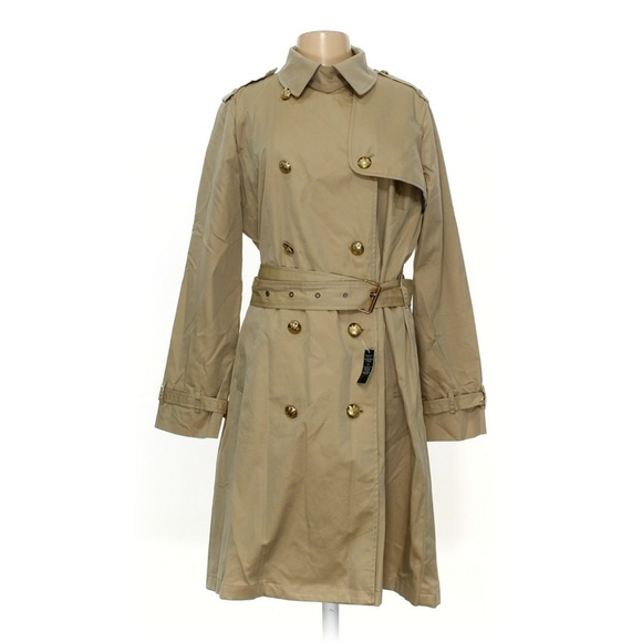Ralph Lauren Jackets & Blazers - Ralph Lauren Khaki Tan Trench Coat NWT 16